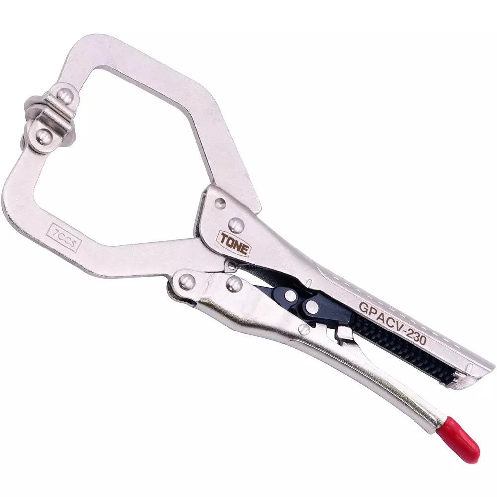 TONE Autogrip Pliers (C-Type Swivel) 86 mm Maximum Jaw Opening, GPACV-330