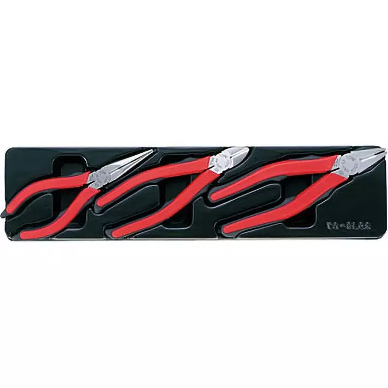 TONE Pliers Set, With Master Grip CT-175G - RP-150G - KN-150G, PLG3