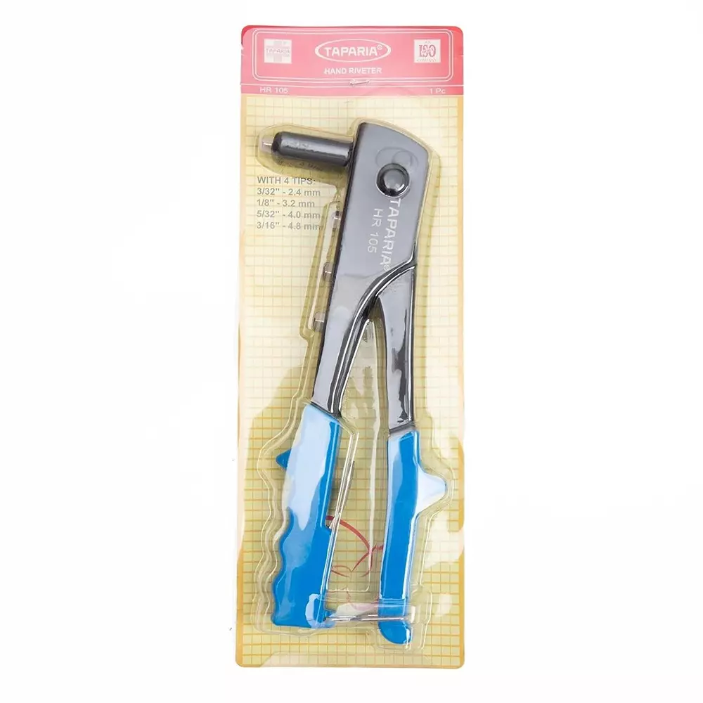 taparia-hand-riveter-267-mm-with-4-tips-blue-black-hr-105