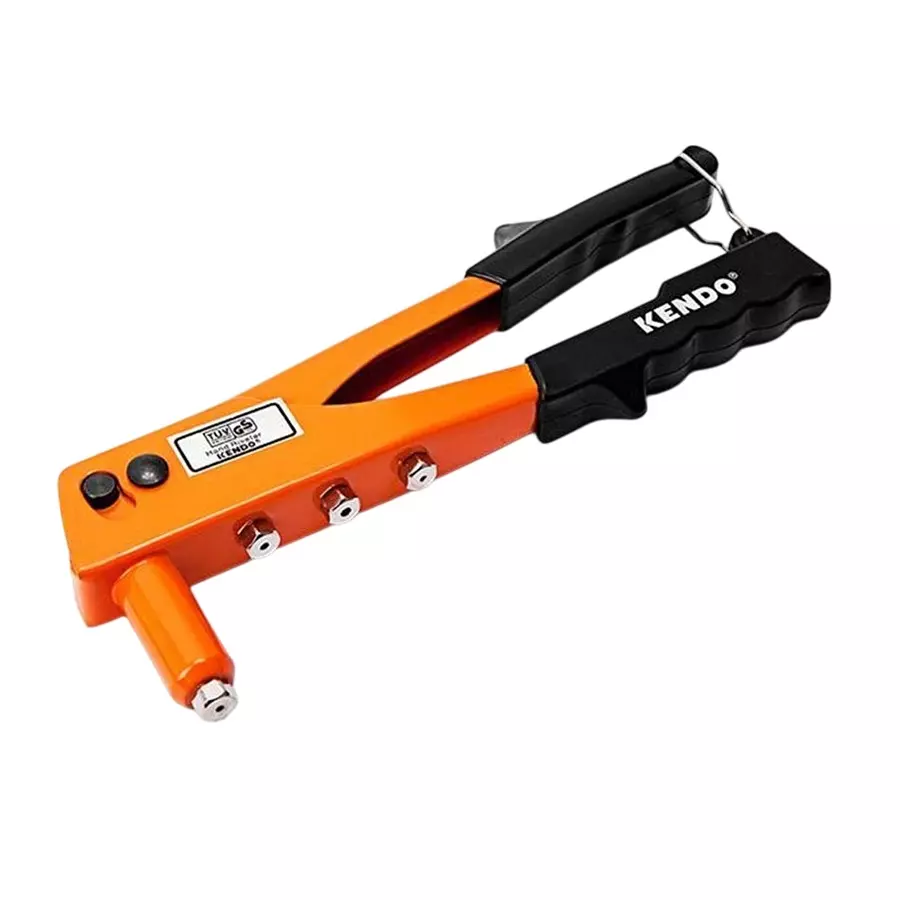 Kendo 250 mm Powder Coated Iron Steel Sheet Hand Riveter, 45602