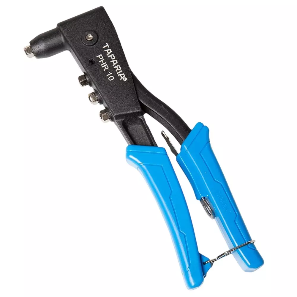 Taparia Pro Hand Riveter 254 mm with 4 Tips Blue & Black, PHR 10