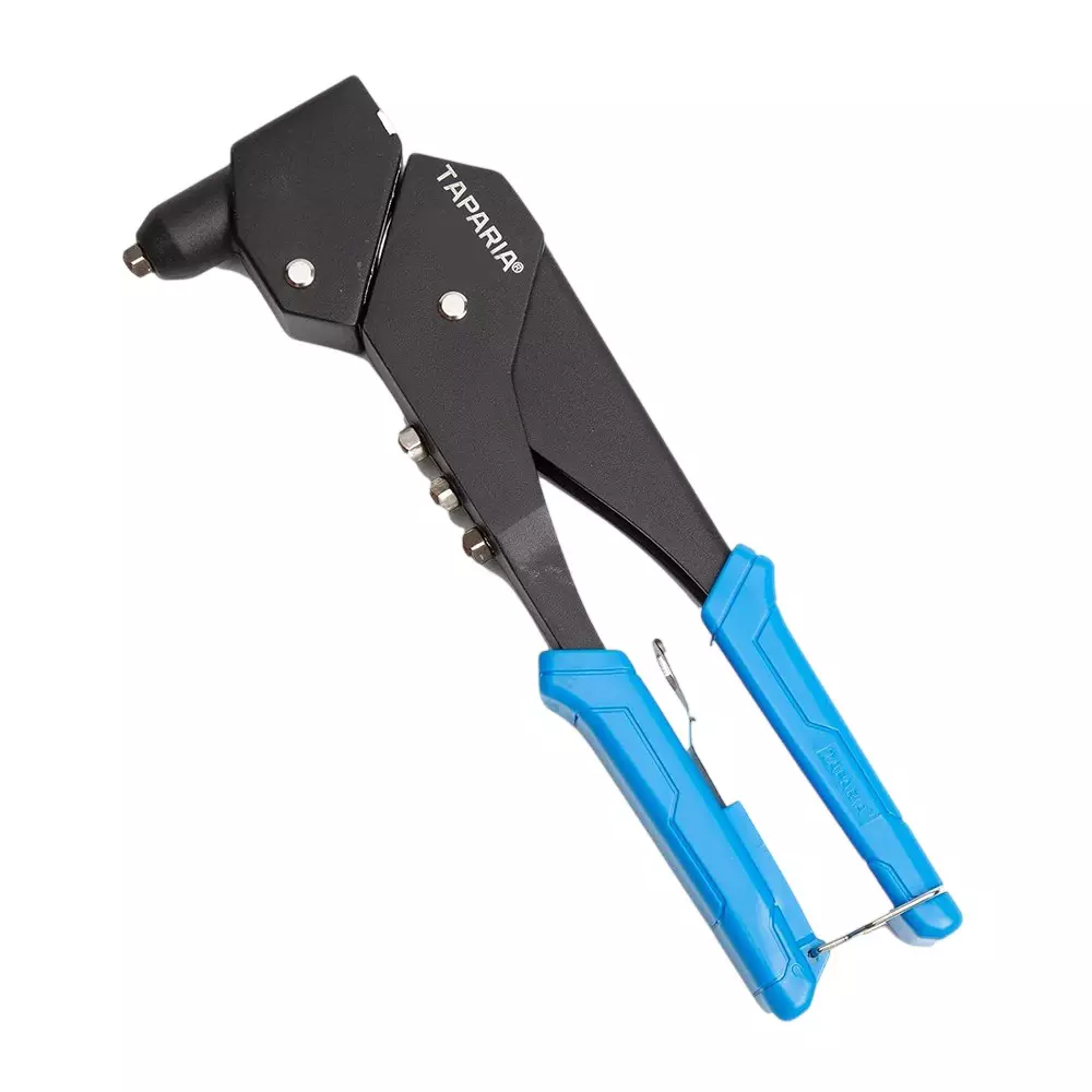 Taparia Rotating Hand Riveter 279 mm with 4 Tips Blue & Black, RHR 11