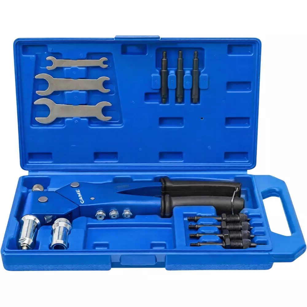 Game Spin Type Hand Plier Set 300x150 mm Aluminum/Steel for Rivet, HPSRNAR-01