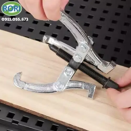 DELI Three Jaws Puller 4 inch (100 mm), High Carbon Steel, EDL-S4