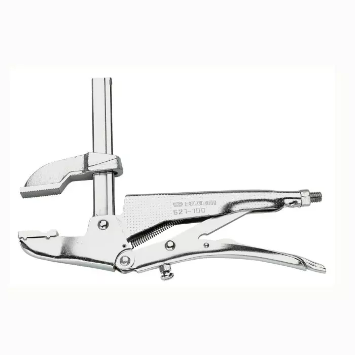 Facom 521.1 Locking Pliers, 260 mm Overall, Angled Tip, 65mm Jaw, 521.2