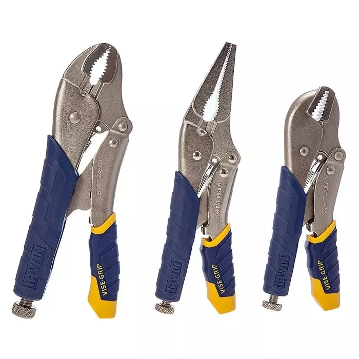 Irwin 3-Piece Locking Pliers, 175 mm Overall, T76KBT