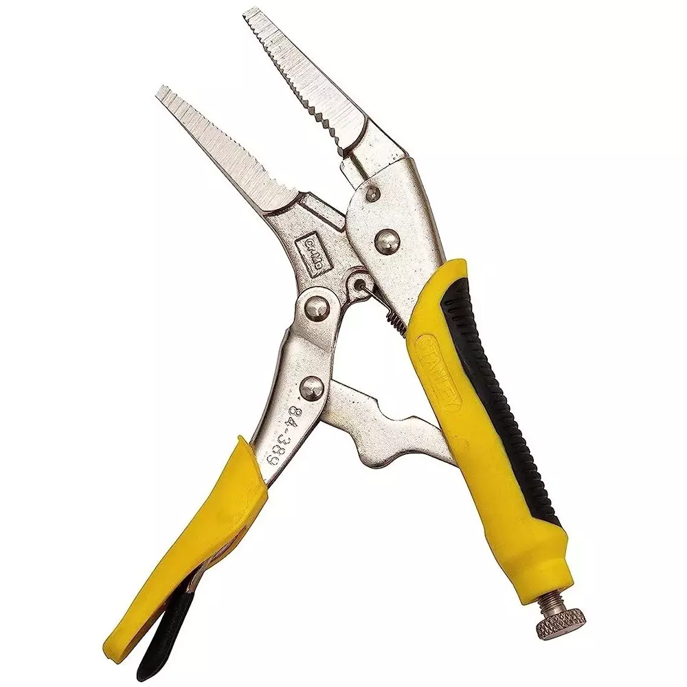 stanley-95-inch-2413-mm-long-nose-locking-plier-with-ergonomic-grip-and-steel-body-84-389-s