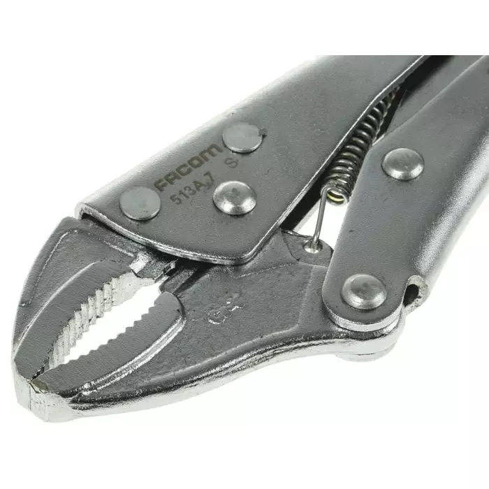 Facom Locking Pliers, 190 mm Overall, 513A.7