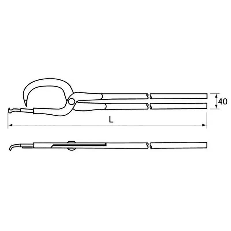 Ktc Brake Spring Pliers 550 mm Length, ASP-550