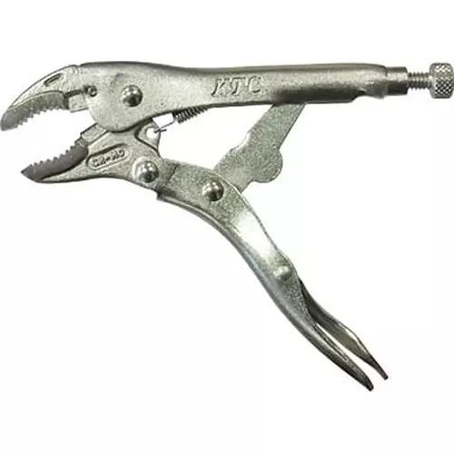Ktc Locking Plier Bent Jaw 140 mm Length, 130WR