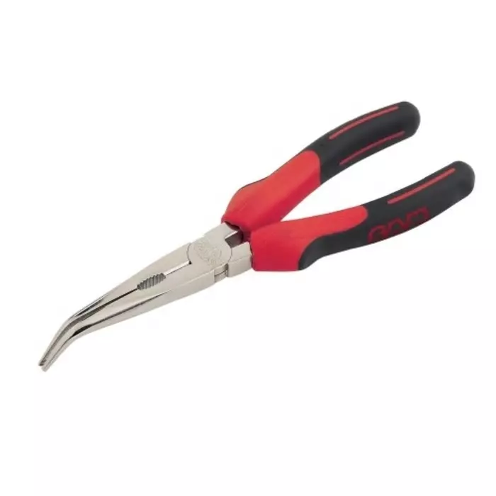 Sam Long Nose Plier 200 mm Overall Bent Tip 73 Jaw, 239-20GE