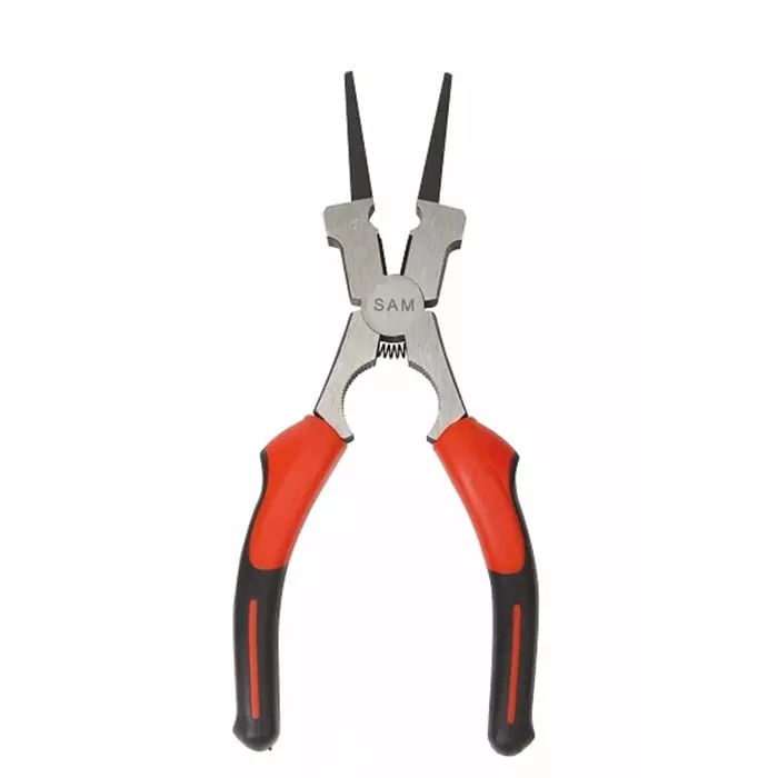 Sam Long Nose Plier 210 mm Overall Straight Tip, 252-R22G
