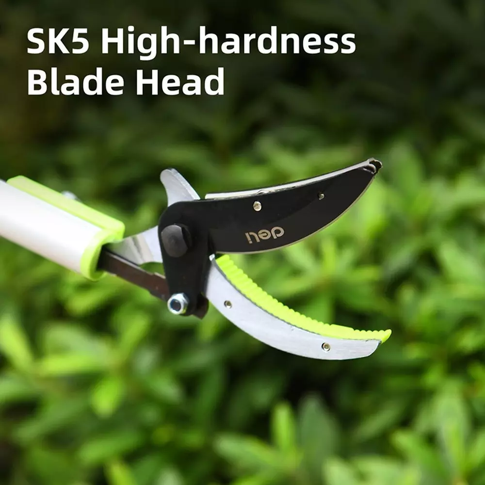 DELI Fruit-Picking Shears 1.8 to 3 m Range, Aluminum Alloy Rod, EDL580511A