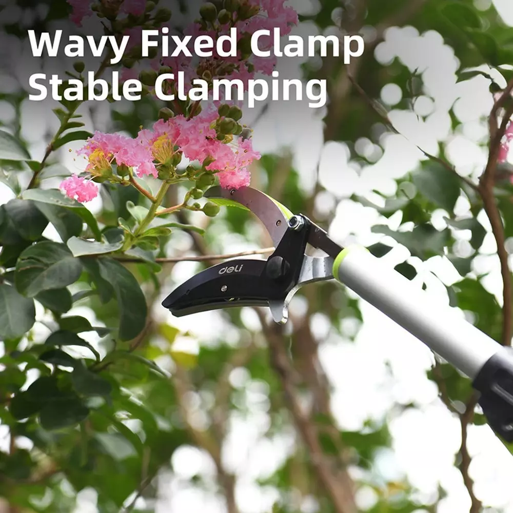 DELI Fruit-Picking Shears 1.8 to 3 m Range, Aluminum Alloy Rod, EDL580511A