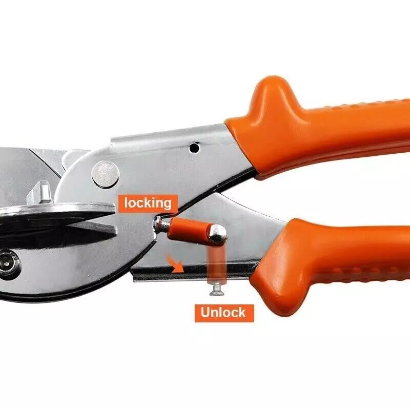 GENERIC Adjustable Miter Cutter Shear Scissors 45° to 135° Angle Cutting ‎15 x 10 x 5 cm for Trim, Molding & Branches