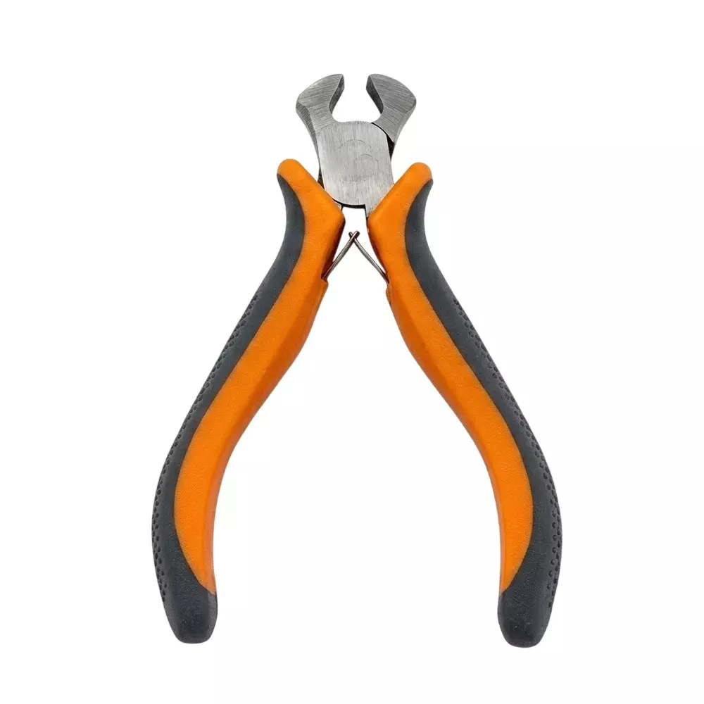 Ajay 5 inch (125 mm) End Cutting Mini Plier with Drop Forged, Hardened & Tempered Construction and Insulated Handle, 04401 (Pack of 10)