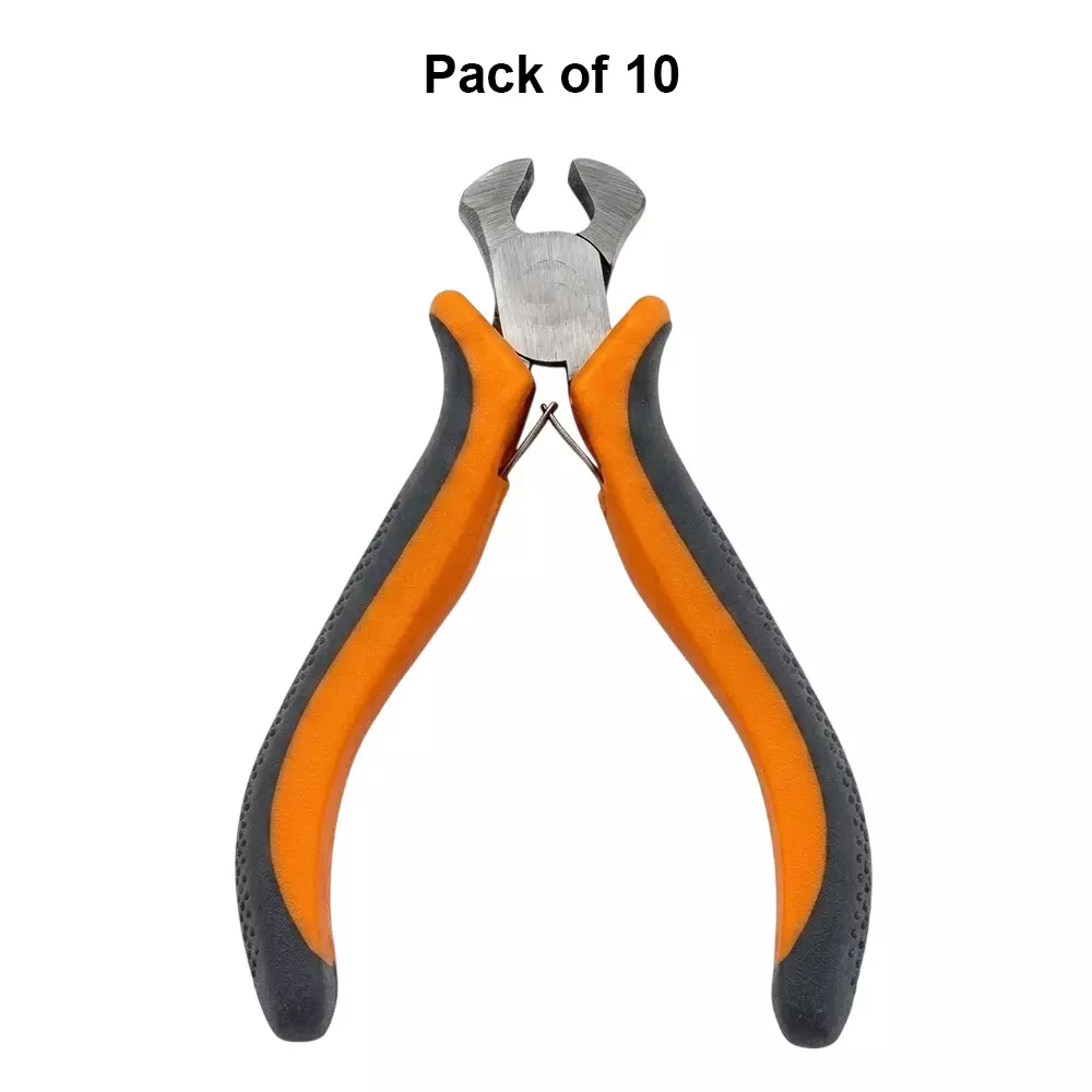 ajay-5-inch-125-mm-end-cutting-mini-plier-with-drop-forged-hardened-tempered-construction-and-insulated-handle-04401-pack-of-10