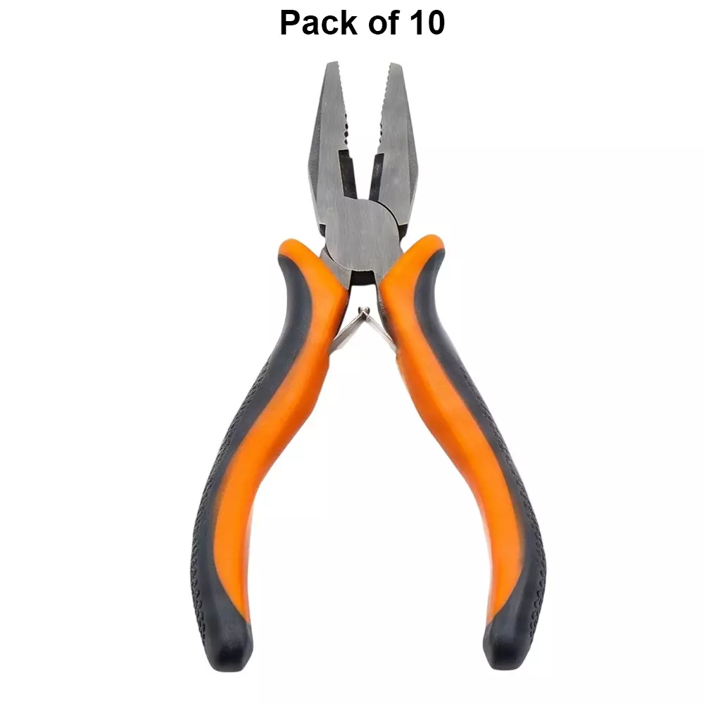 ajay-5-inch-125-mm-combination-mini-plier-with-drop-forged-hardened-tempered-construction-and-insulated-handle-04401-pack-of-10