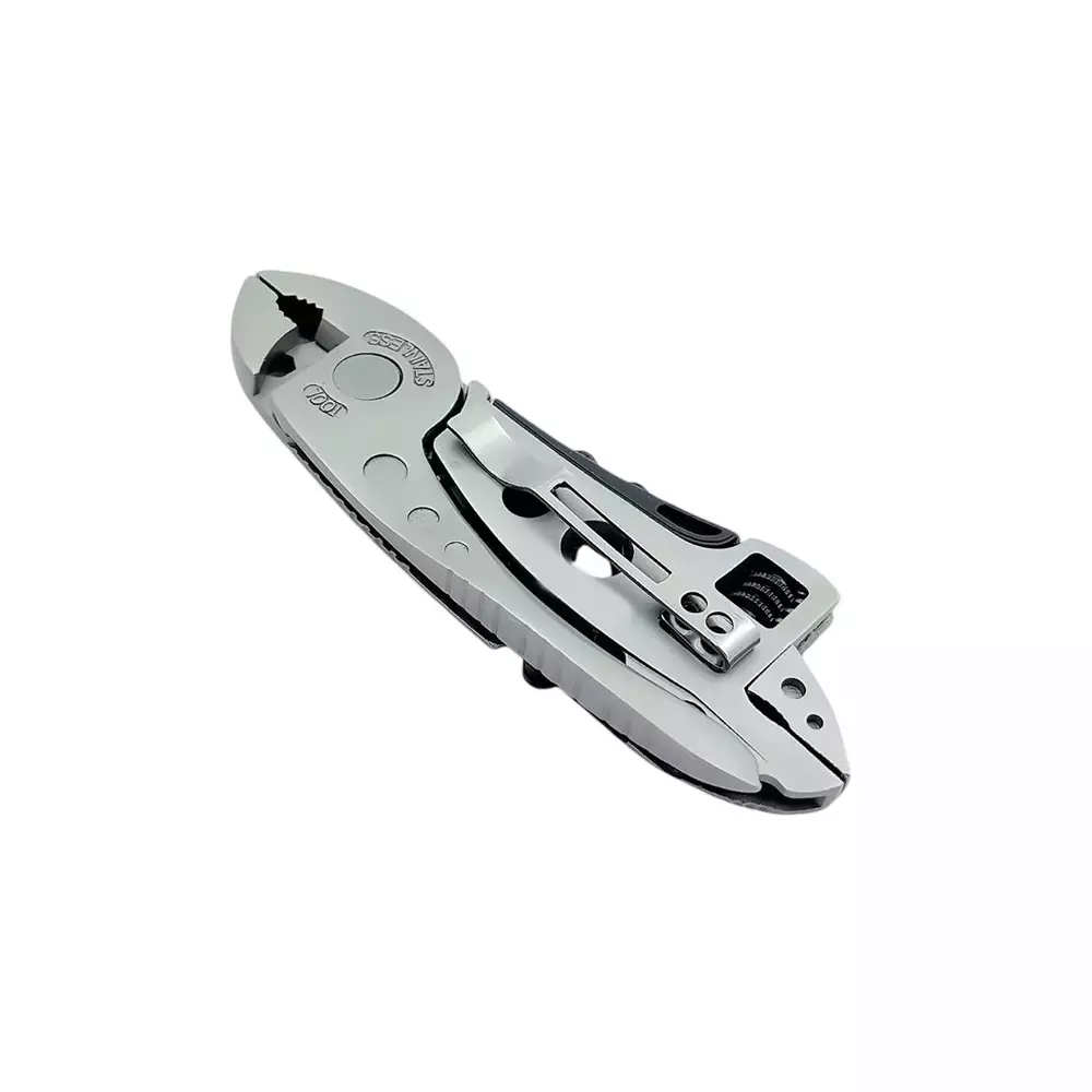 Buyohlic International 7 in 1 Multitool Wrench Set in Stainless Steel Body Pliers, Wire Cutter, Screwdriver for Multi Purpose Usage, DM-3ELE-AAV2