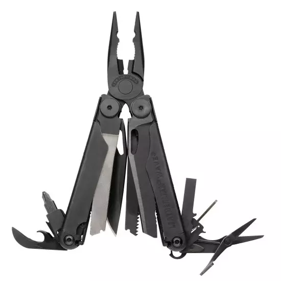 Leatherman Wave Plus Multipurpose Tool 10 cm Length Black Oxide, 37447000720