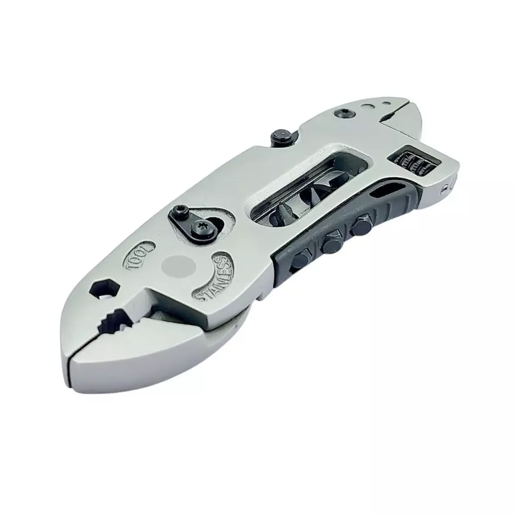 A.D international Multitool Wrench Stainless Steel Grey for Multipurpose Use