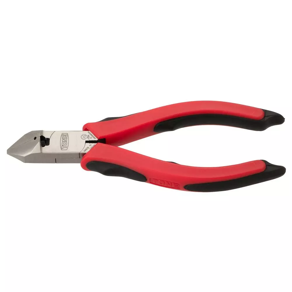 TONE Oblique Nippers Structural Steel & Resin 2 mm Cutting Capacity 146 mm Length, NN-125G
