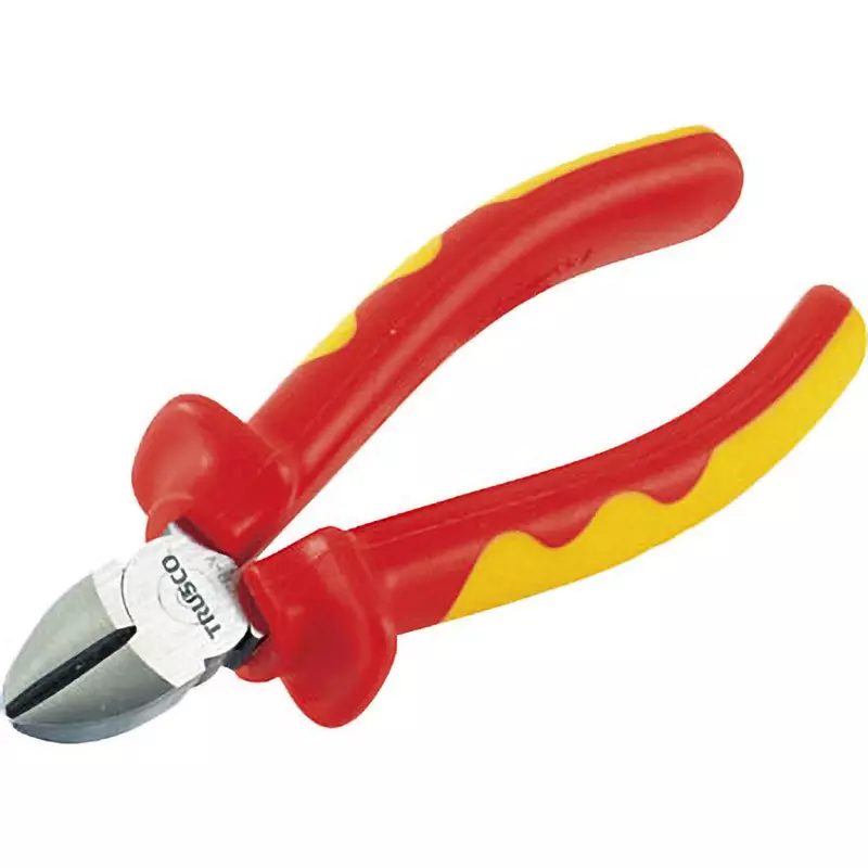 TRUSCO Insulation Electrical Engineering Nipper 180 mm Overall Length, TZCP180