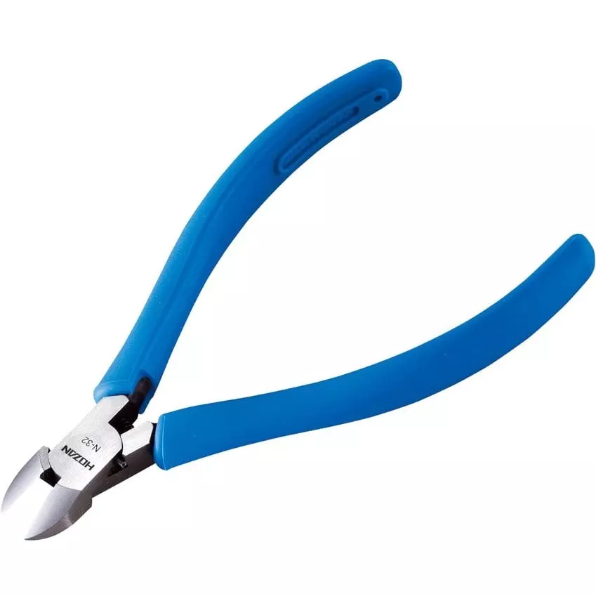 HOZAN Miniature Nipper Φ2 mm Cutting Capacity, Copper Wire, N-32