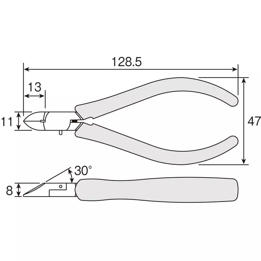 hozan-miniature-nipper-2-mm-cutting-capacity-copper-wire-n-32