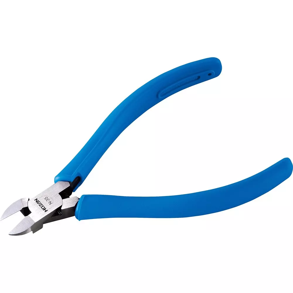 HOZAN Miniature Nipper Φ1.6 mm Cutting Capacity, Copper Wire, N-35