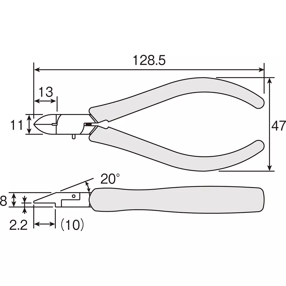 hozan-miniature-nipper-16-mm-cutting-capacity-copper-wire-n-35