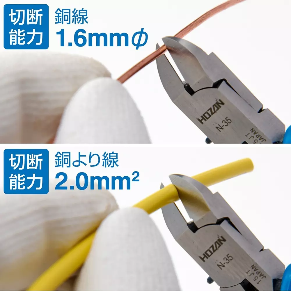 hozan-miniature-nipper-16-mm-cutting-capacity-copper-wire-n-35