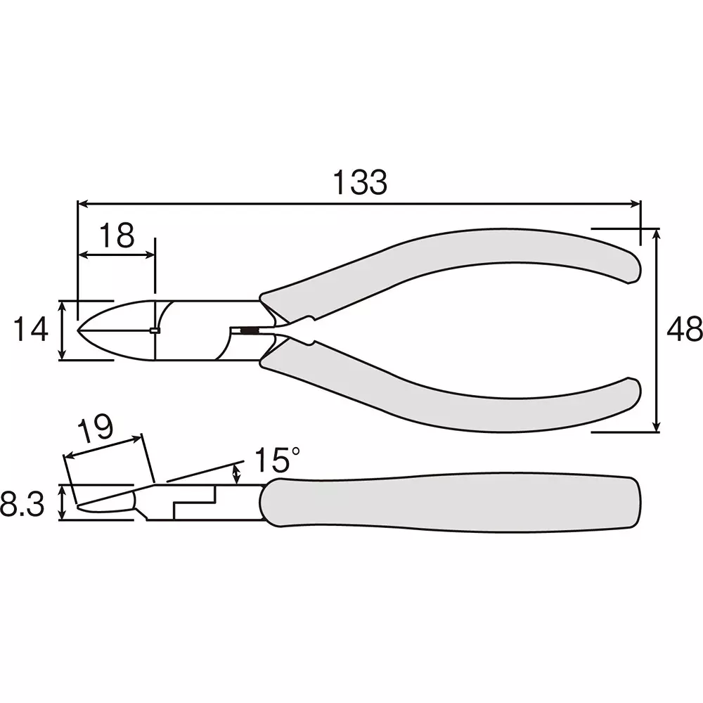 hozan-nipper-16-mm-cutting-capacity-copper-wire-n-23