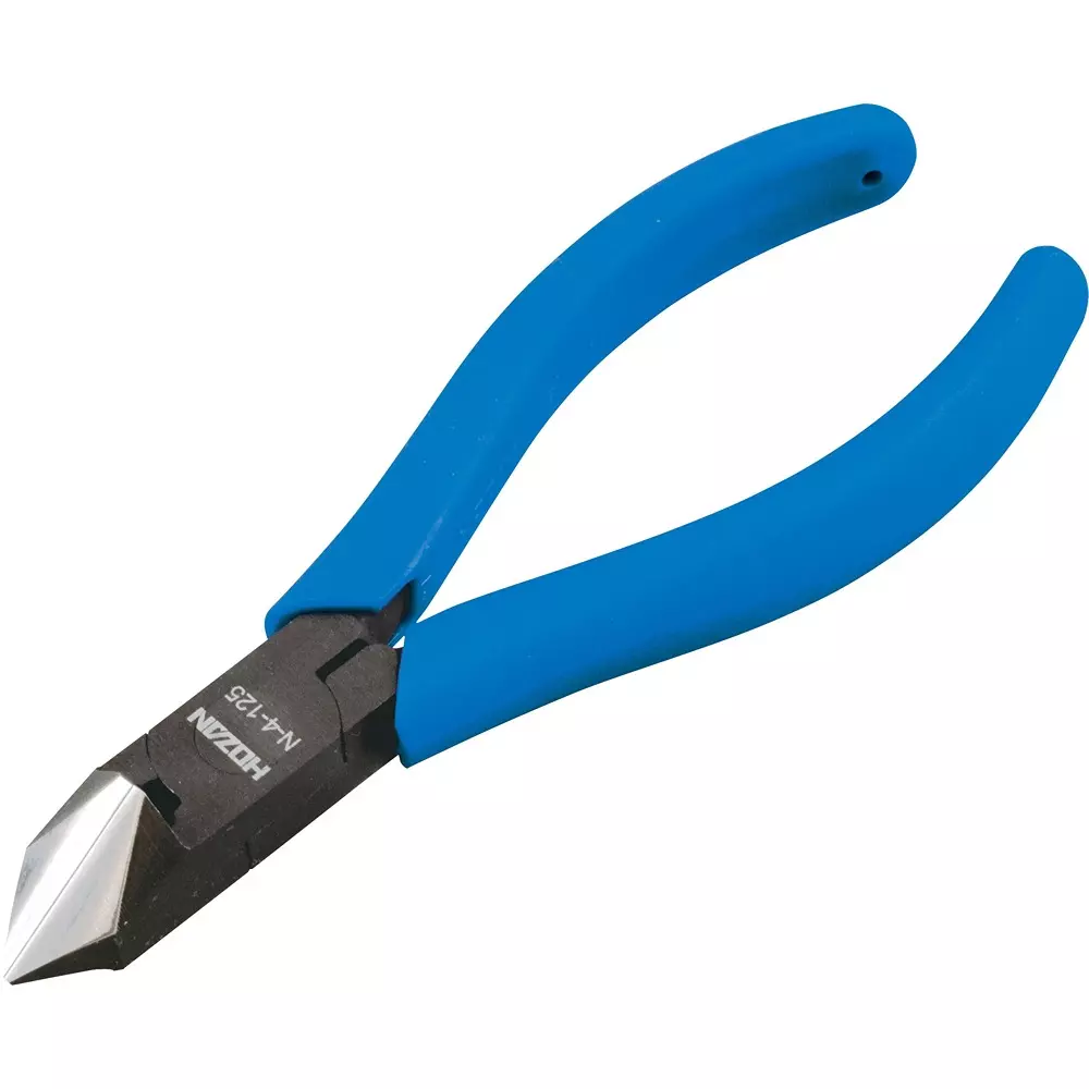 HOZAN Diagonal Nipper HRC58 Blade Hardness, N-4-125