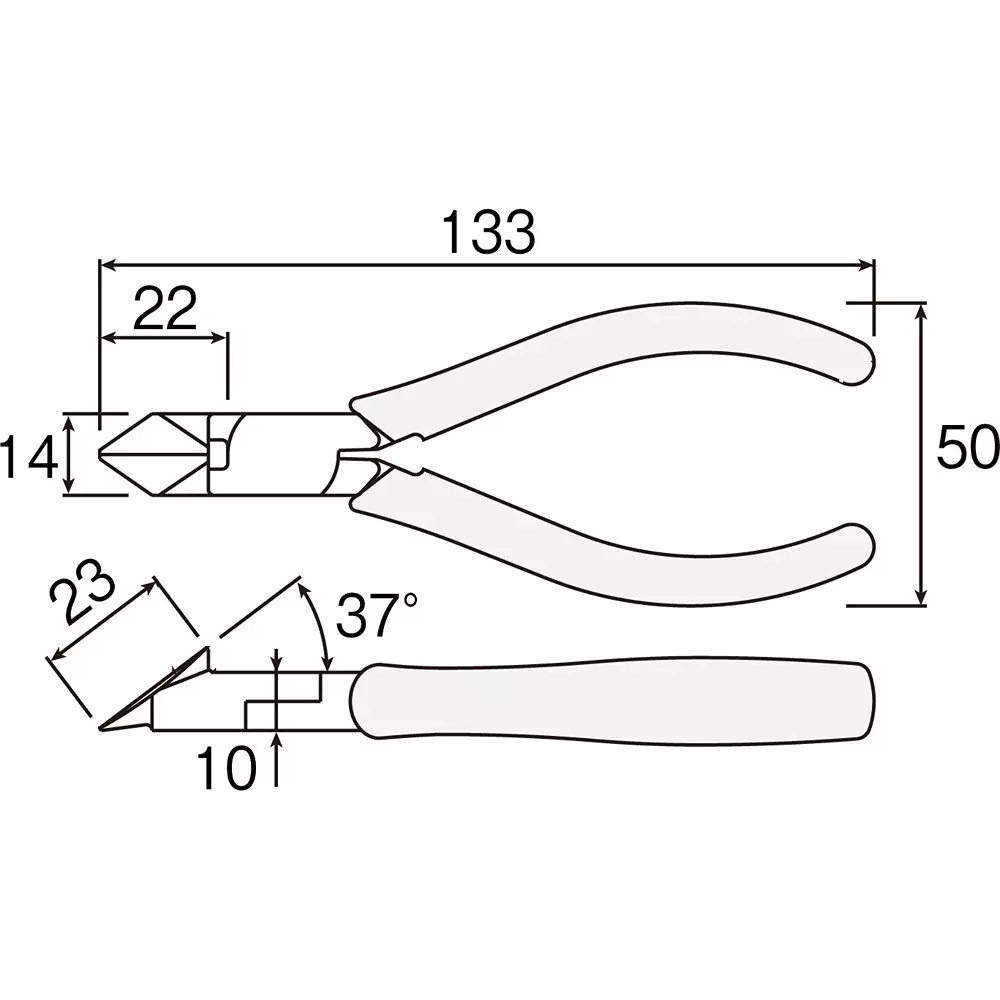 hozan-diagonal-nipper-hrc58-blade-hardness-n-4-125