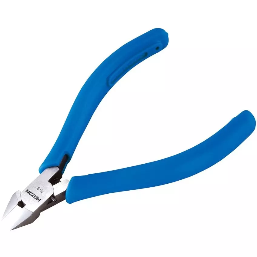 HOZAN Miniature Nipper Φ1.6 mm Cutting Capacity, Copper Wire, N-31