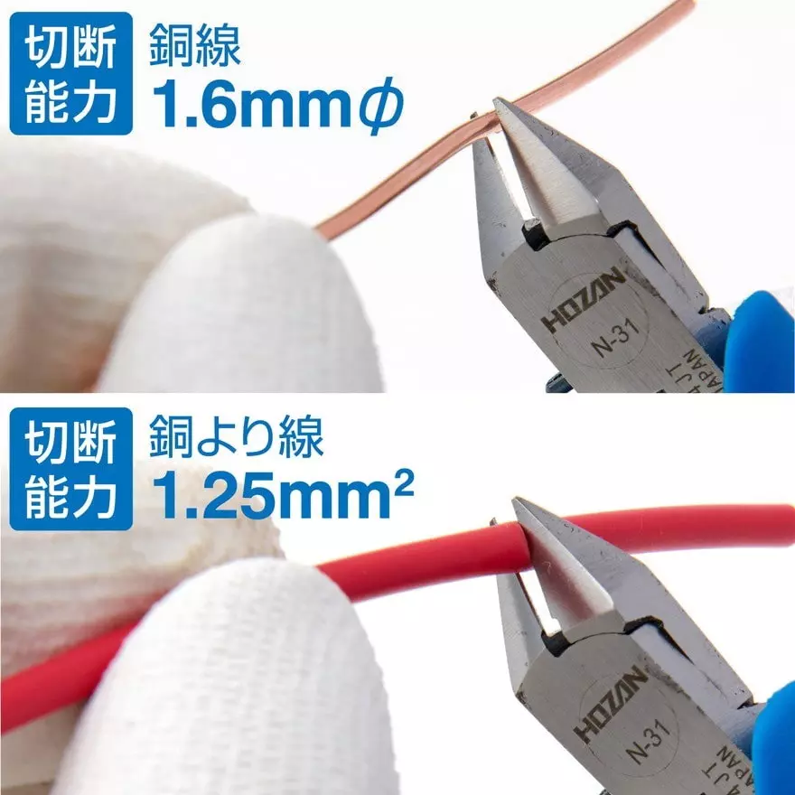 hozan-miniature-nipper-16-mm-cutting-capacity-copper-wire-n-31