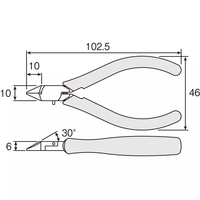 hozan-miniature-nipper-16-mm-cutting-capacity-copper-wire-n-31