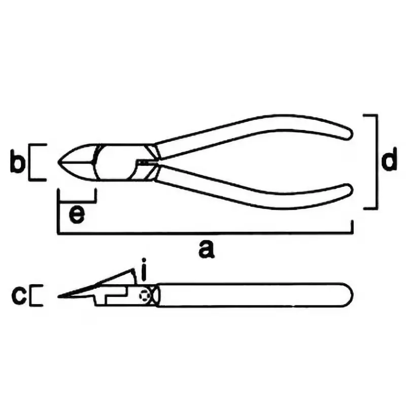 Fuji Arrow Plastic Nippers 131 mm Length Chrome Vanadium Steel, FPN-125RS