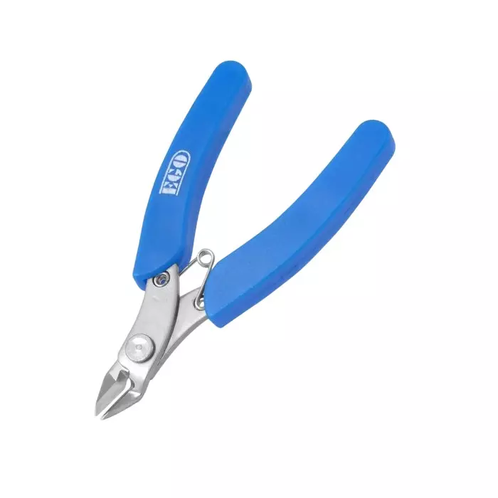 Ego Palm Nipper Up to 1.5 mm Capacity Stainless Steel Blue 110 mm Length, SS MINI D. NIPPER (Pack of 12)