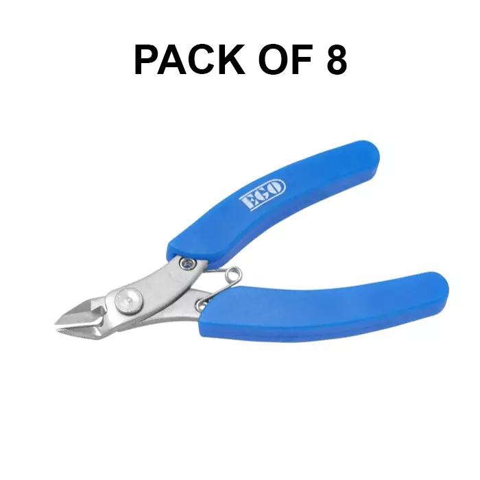 Ego Palm Nipper Up to 1.5 mm Capacity Stainless Steel Blue 110 mm Length, SS MINI D. NIPPER (Pack of 12)