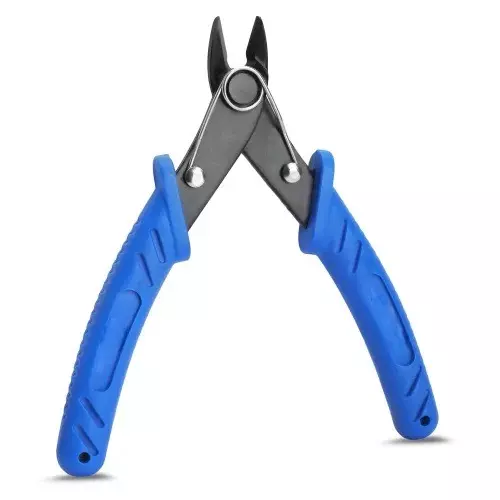 Taparia Nipper 115 mm Length Black & Blue Metal for Home & Professional Use, (Pack of 10 Pcs)