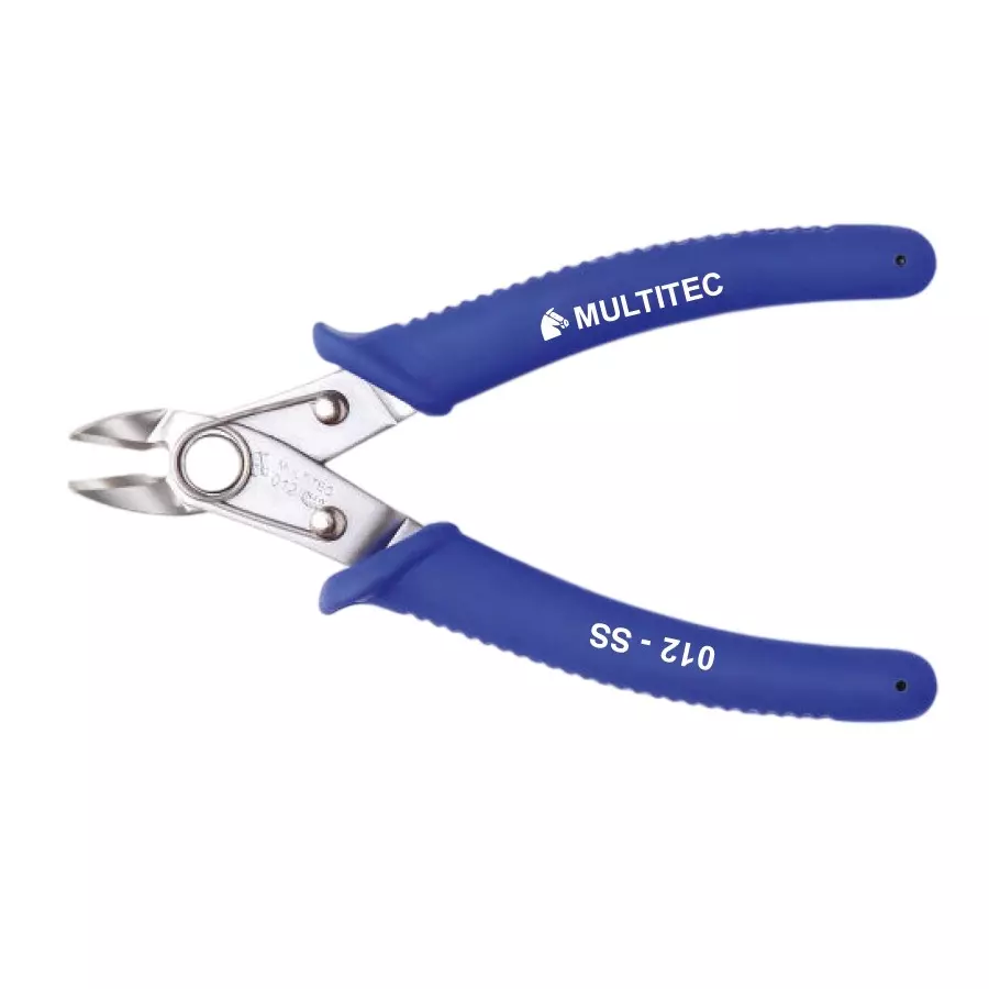 Multitec Diagonal Nipper Stainless Steel & Plastic for Wire & Cable Cutting, 012 SS