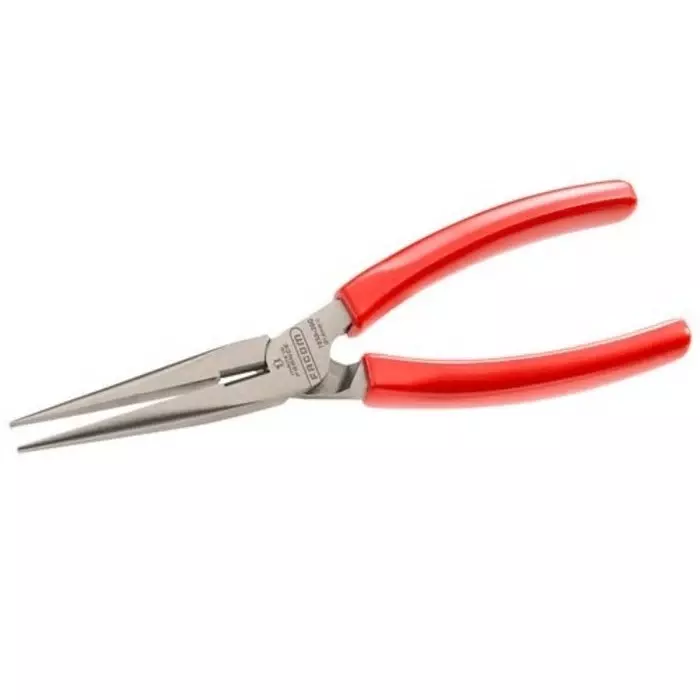 Facom Long Nose Pliers, 200 mm Overall, Straight Tip, 185A.20G