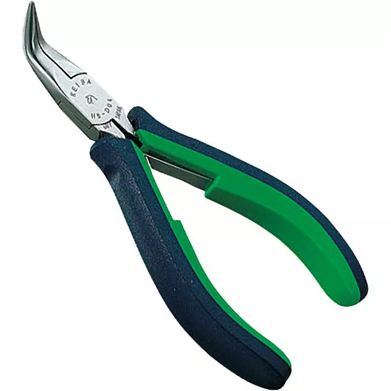KEIBA Pro-Hobby Bent Tip Needle Nose Plier 120 mm Size, HBC-D04