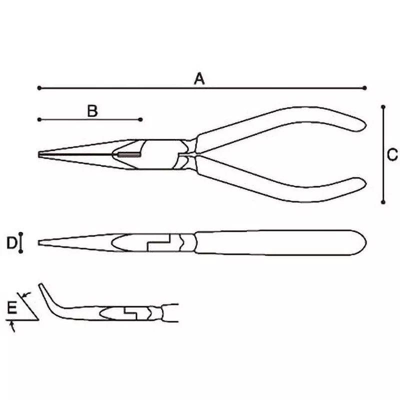 keiba-needle-nose-plier-et-328
