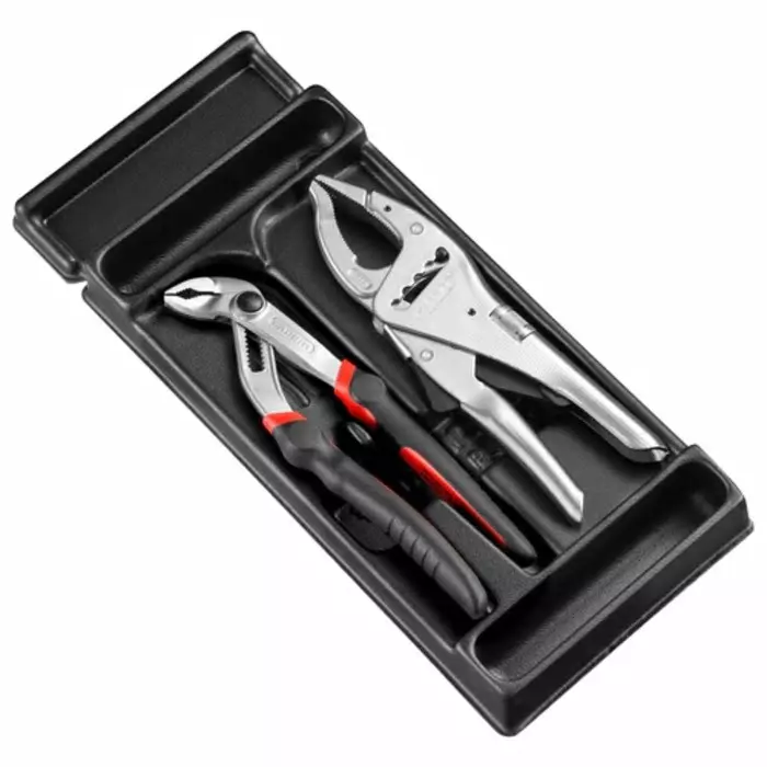 Facom 2-Piece Long Nose Pliers, 250 mm Overall, Lock Grip Tip, MOD.PR9