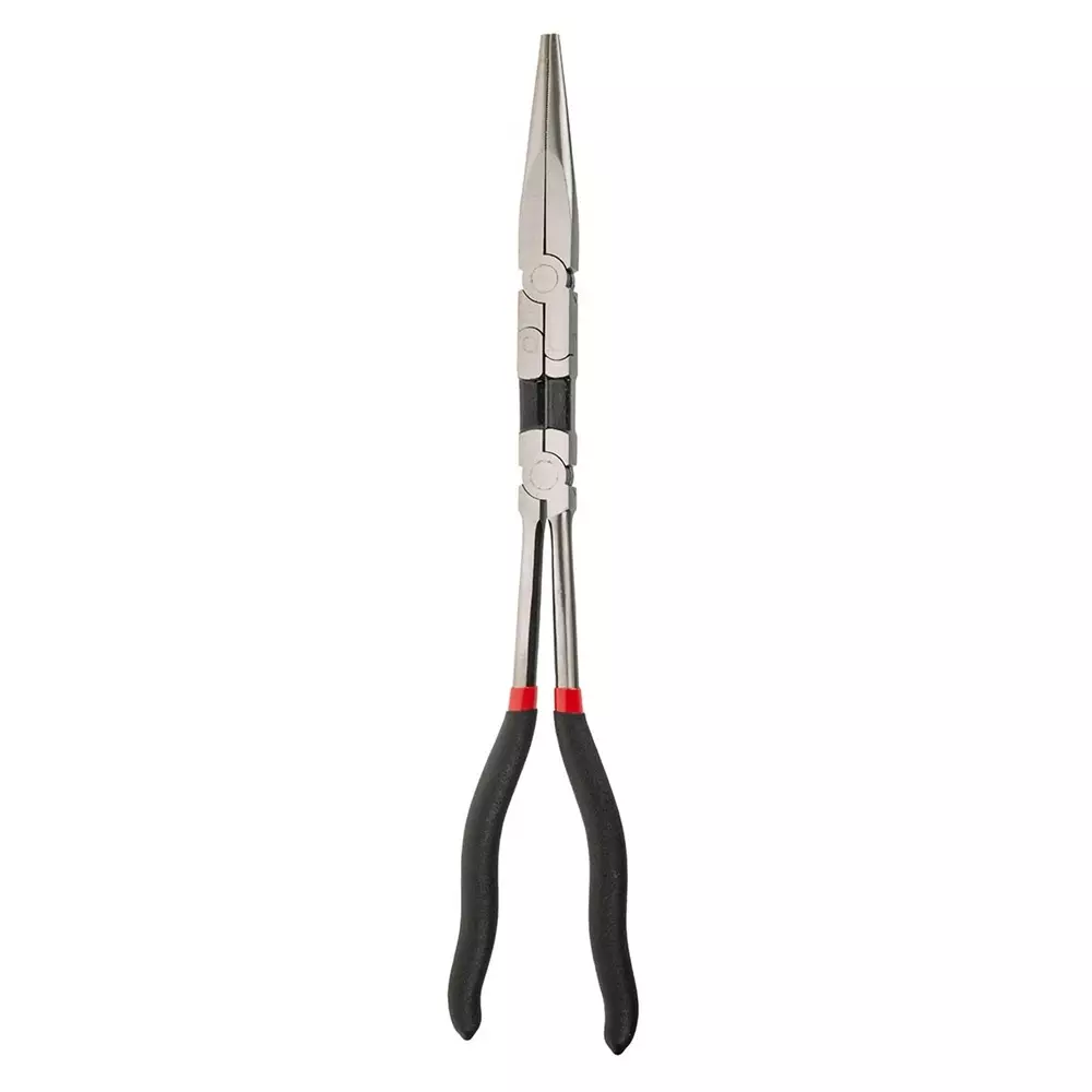 Facom Long Nose Pliers, 340 mm Overall, Straight Tip, 81mm Jaw, 185.34L