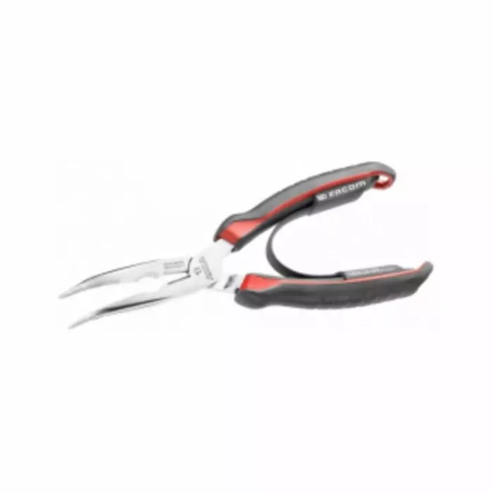 Facom Round Nose Pliers, 200 mm Overall, 20mm Jaw, 185A.20CPE