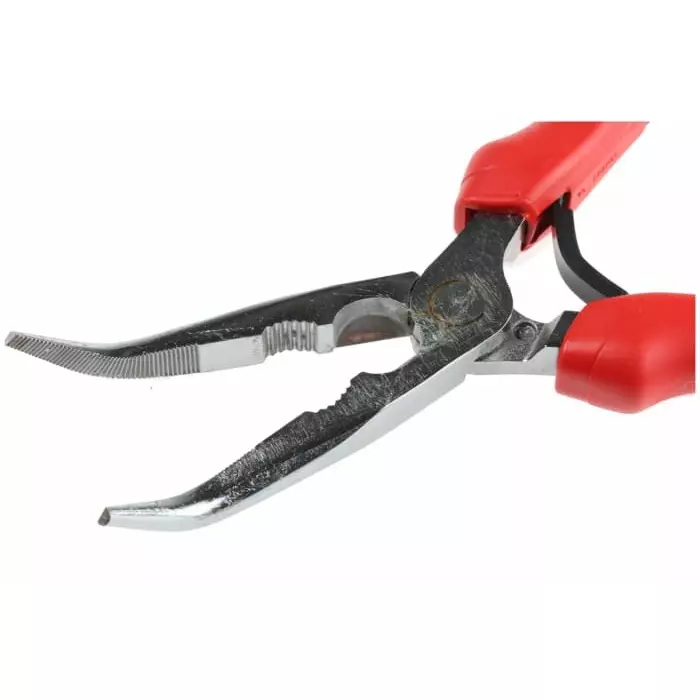 Facom 195.A Long Nose Pliers, 200 mm Overall, Bent Tip, 69mm Jaw, 195A.20CPE